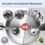 Ganiza Immersion Blender Hand Blender 16 Speed Mode 800W Motor Stainless Steel Stick Head with Whisk Milk Frother Masher Blending Cup Chopping Bowl Recipe Guide Perfect Kitchen Gift for Home Cooks Golden Butter Essentials Slow Cold Pressed Juicer Machine - Image 10