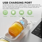 KYLORE 270z/800ml Portable Juicer Blender, USB Rechargeable Blender with 10 Blades, for Smoothies Liquid Diet, Household BPA FREE Kitchen Appliances for Home Office Use, Travel Use, Gift - Image 5