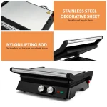 SUSTEAS Sandwich Maker Multi-Function Electric Indoor Grill, Non-Stick Panini Maker with Grease Tray Nonstick Griddle Toastie Machine Toastiemachine Kitchen Appliances Multifunction - Image 7